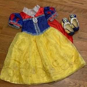 Disney Store Snow White costume dress & shoes